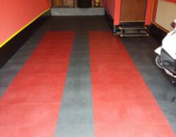 Kellerboden Verlegebeispiel - PVC-Fliesen von Fortelock Nachher 1