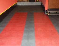 Kellerboden Verlegebeispiel - PVC-Fliesen von Fortelock Nachher 3