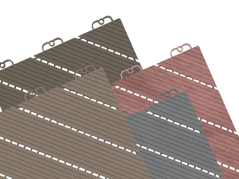 Hestra Deck 45 PP Bodenfliesen Hohe Belastbarkeit 02060-XX