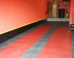 Kellerboden Verlegebeispiel - PVC-Fliesen von Fortelock Nachher 2