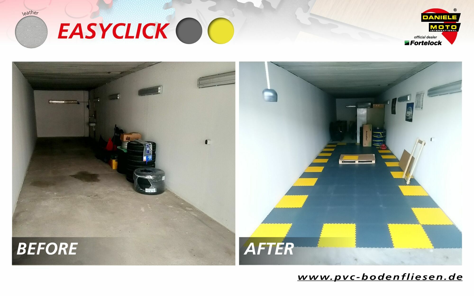 Invisible Fliesen vorher nachher