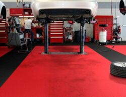 Fortelock PVC Fliesen Garagenboden Werkstattboden Beispiel 1