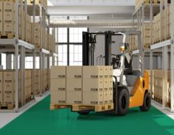 Hoch belastbarer Industrieboden mit Klicksystem von FORTELOCK Beispiel